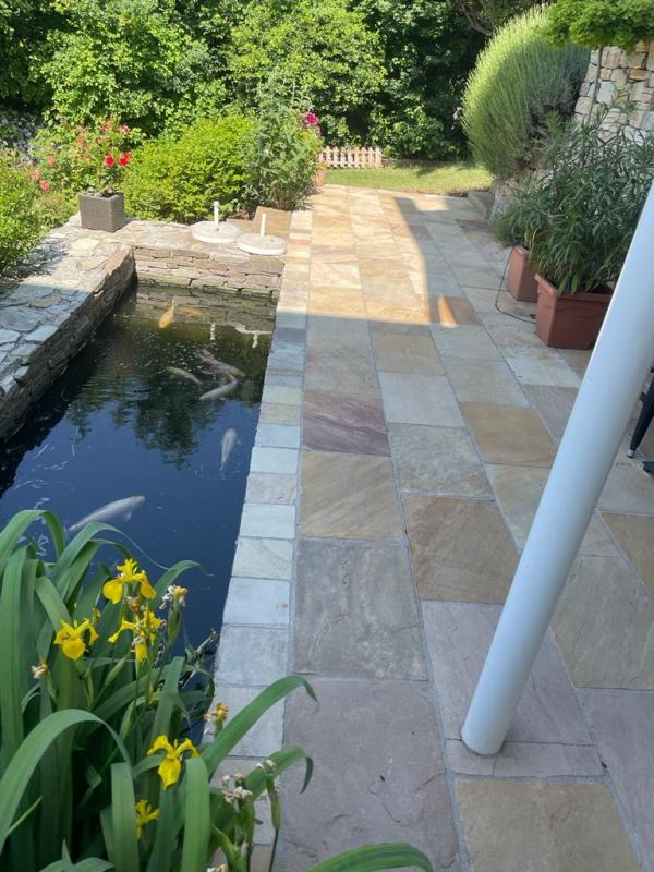 - die Steinreinigung vom Profi